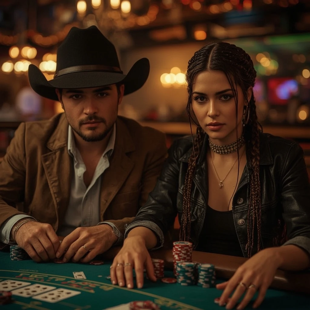 photo de deux joueurs de poker DOLLY CASINO